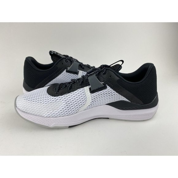 Under Armour Project Rock BSR 2 White Black Men's Training Shoes Sneakers Dwayne - Picture 10 of 12